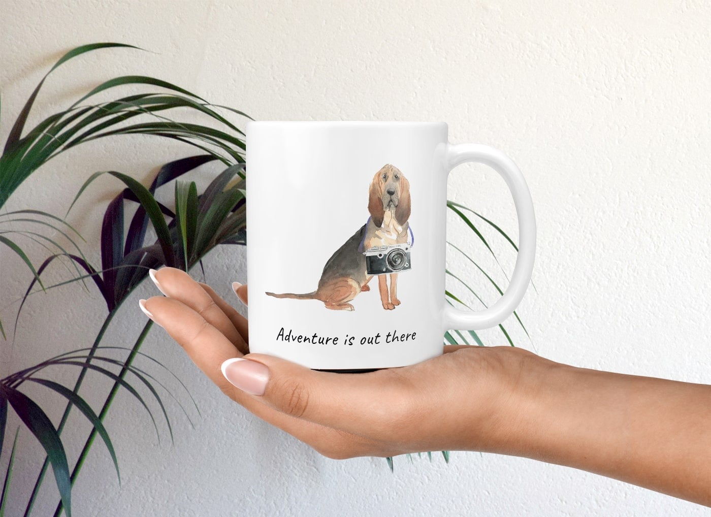 Adventure is out there BloodHound dog mug (Illustrated collection) 11 Adventure is out there BloodHound dog mug (Illustrated collection) - Image 9
