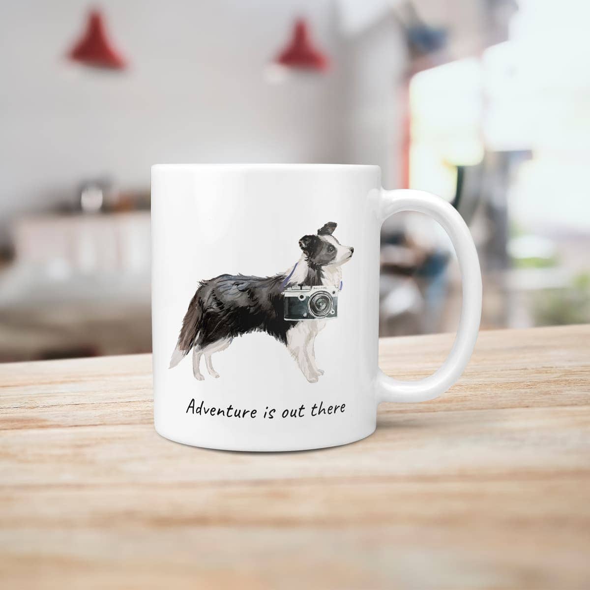 Adventure is out there Border Collie dog mug (Illustrated collection) 10 Adventure is out there Border Collie dog mug (Illustrated collection) - Image 8