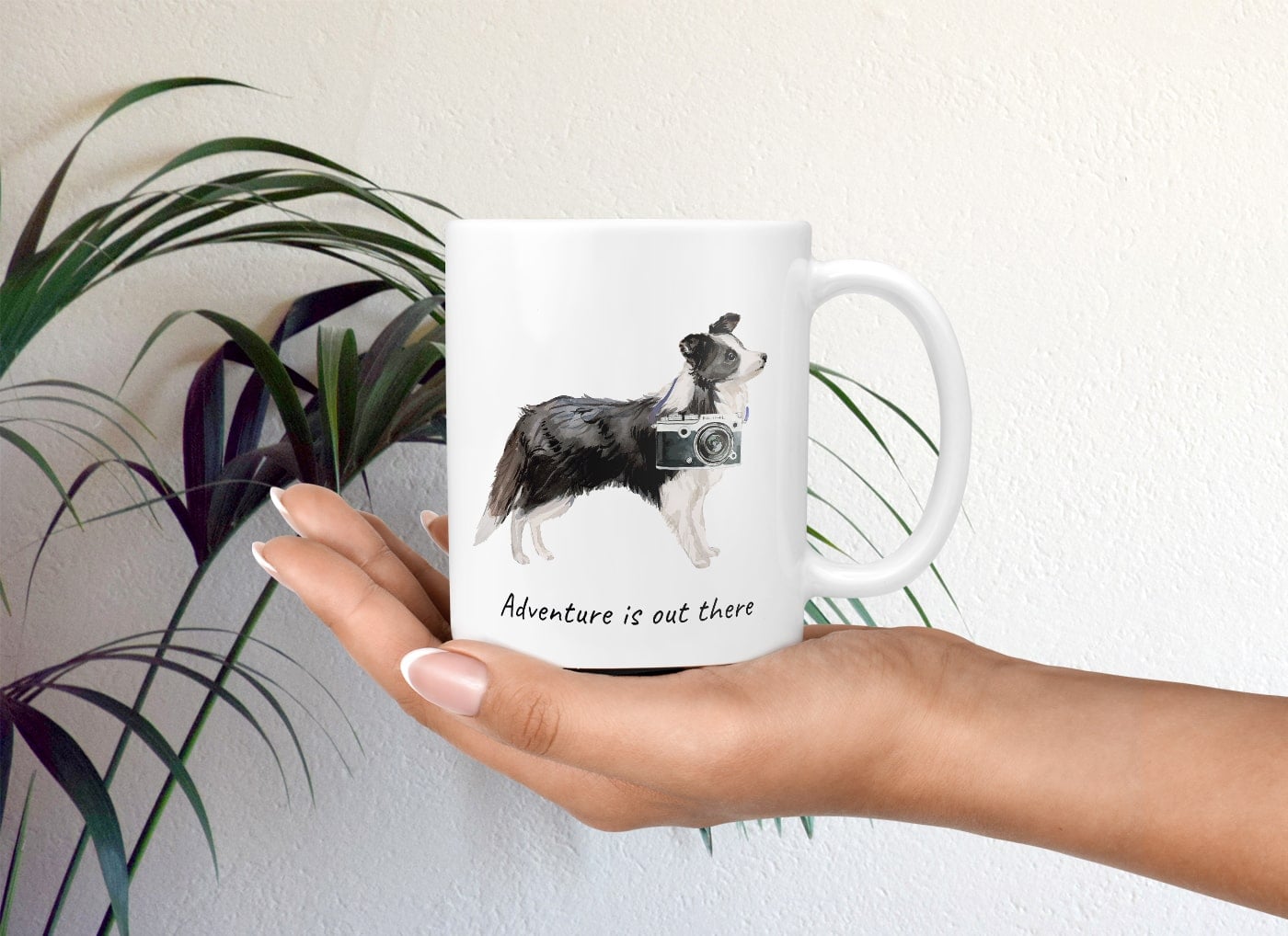Adventure is out there Border Collie dog mug (Illustrated collection) 11 Adventure is out there Border Collie dog mug (Illustrated collection) - Image 9