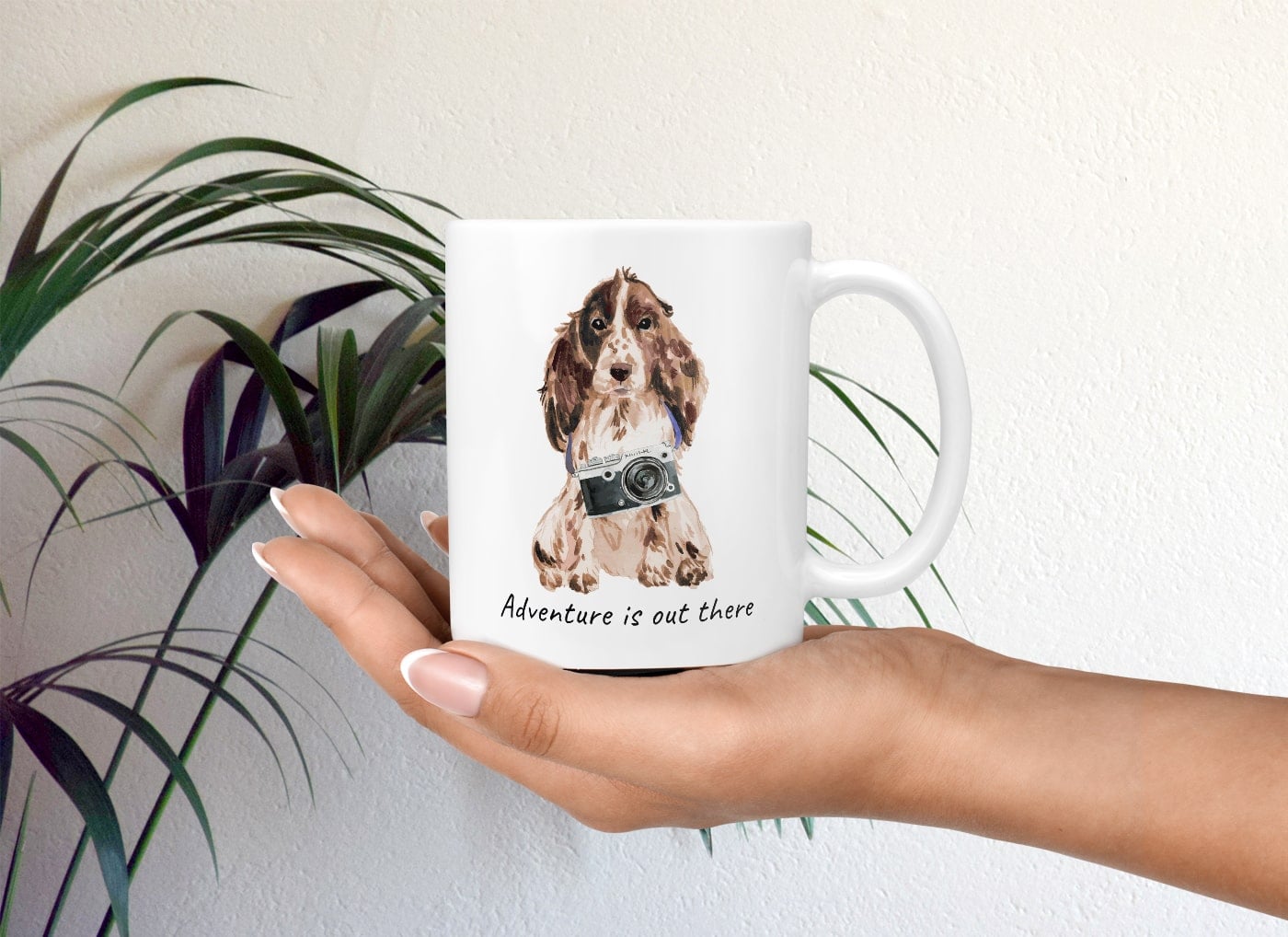Adventure is out there Brown Cocker Spaniel dog mug (Illustrated collection) 11 Adventure is out there Brown Cocker Spaniel dog mug (Illustrated collection) - Image 9