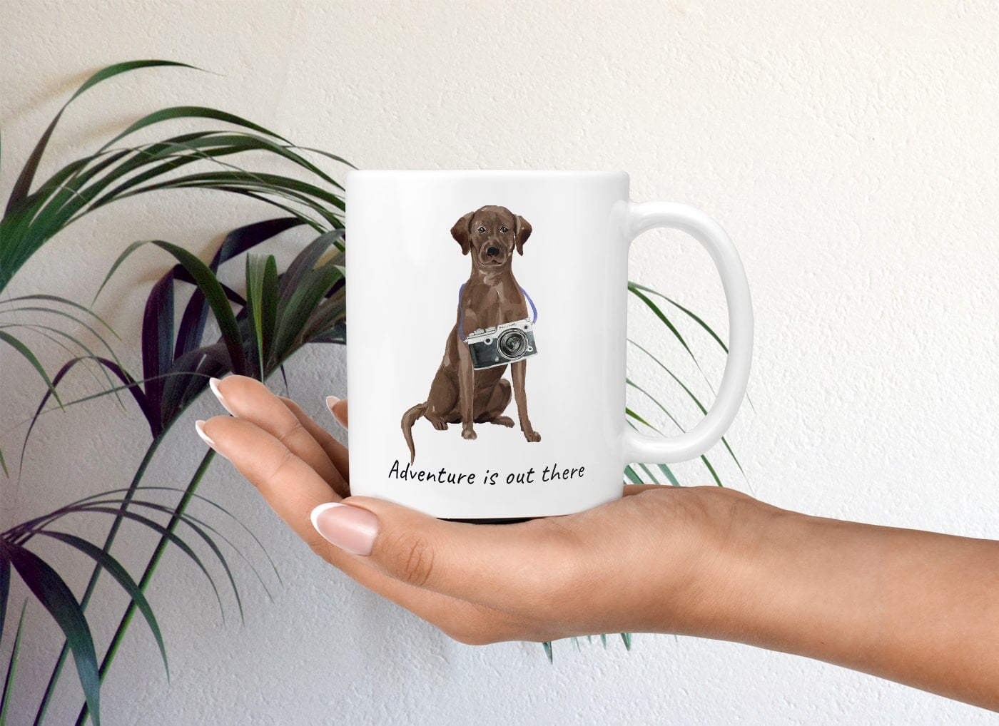 Adventure is out there Brown Labrador retriever dog mug (Illustrated collection) 11 Adventure is out there Brown Labrador retriever dog mug (Illustrated collection) - Image 9