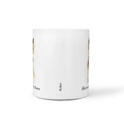 Adventure is out there Cairn Terrier dog mug (Illustrated collection) 16 adventure is out there dog mug cairn terrier front view white