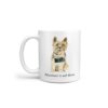 Adventure is out there Cairn Terrier dog mug (Illustrated collection) 2 adventure is out there dog mug cairn terrier handle left white