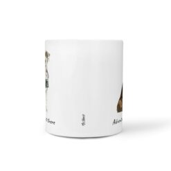 Adventure is out there Catahoula Leopard Dog dog mug (Illustrated collection) 15 adventure is out there dog mug catahoula leopard dog front view white