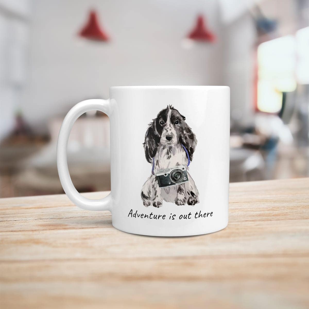 Adventure is out there Cocker Spaniel dog mug (Illustrated collection) 6 Adventure is out there Cocker Spaniel dog mug (Illustrated collection) - Image 4
