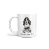 Adventure is out there Cocker Spaniel dog mug (Illustrated collection) 2 adventure is out there dog mug cocker spaniel handle left white