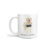 Adventure is out there Golden Doodle dog mug (Illustrated collection) 1 adventure is out there dog mug golden doodle handle left white
