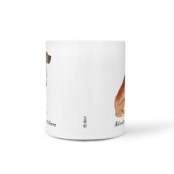 adventure is out there dog mug great dane front view white