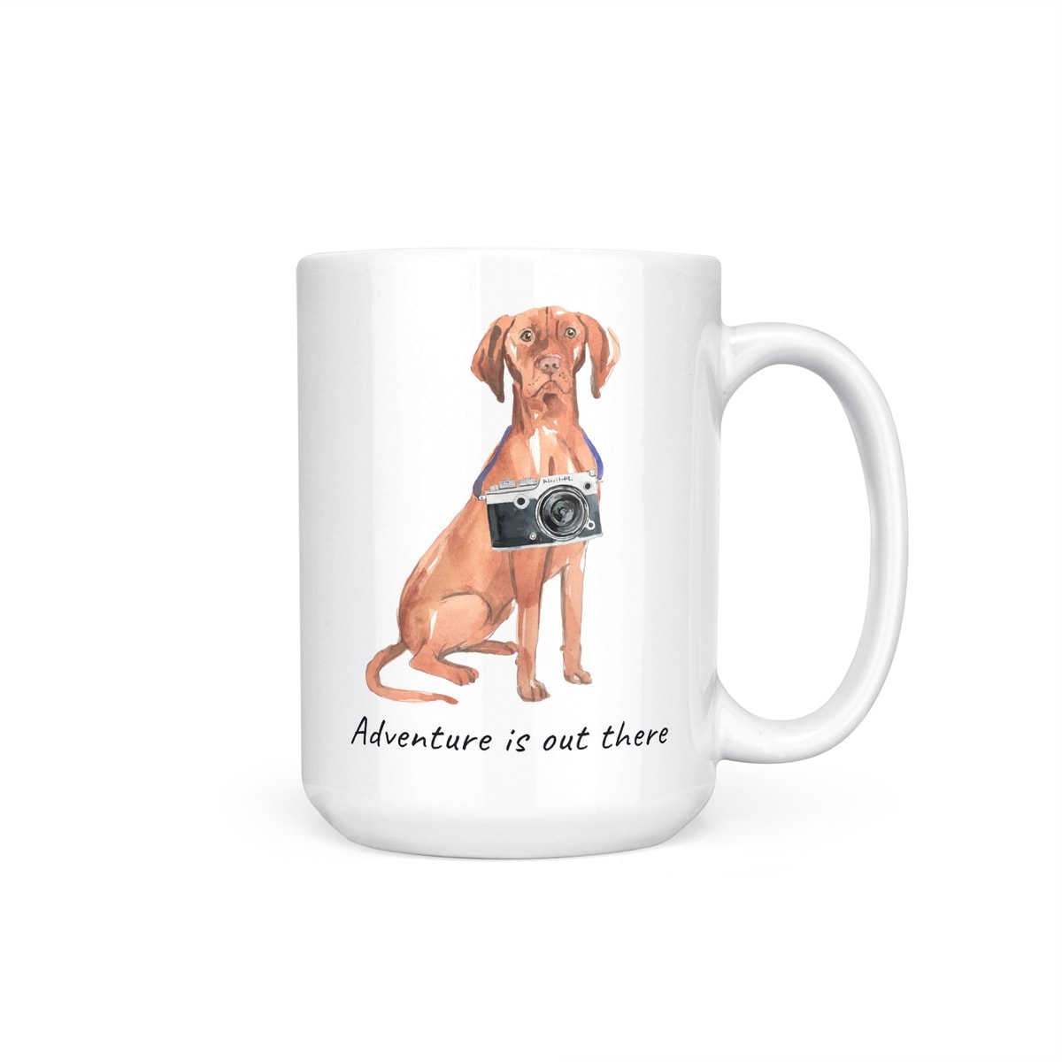 Adventure is out there Hungarian Vizsla dog mug (Illustrated collection) 7 Adventure is out there Hungarian Vizsla dog mug (Illustrated collection) - Image 5