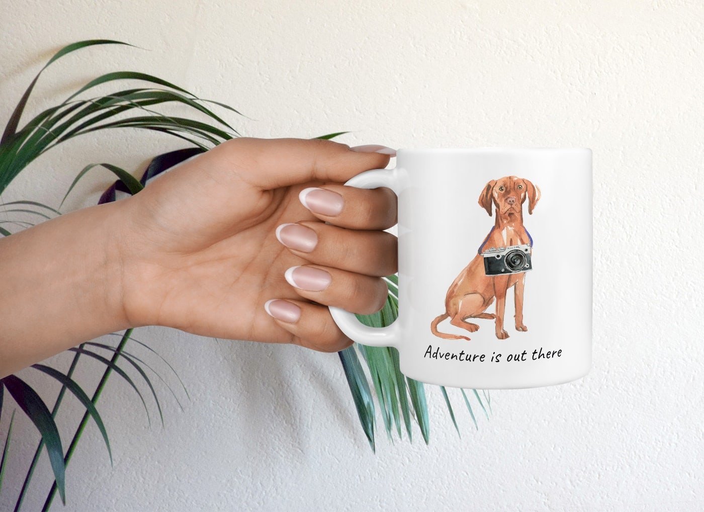 Adventure is out there Hungarian Vizsla dog mug (Illustrated collection) 9 Adventure is out there Hungarian Vizsla dog mug (Illustrated collection) - Image 7