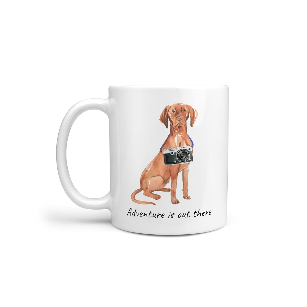 Adventure is out there Hungarian Vizsla dog mug (Illustrated collection) 3 Adventure is out there Hungarian Vizsla dog mug (Illustrated collection)