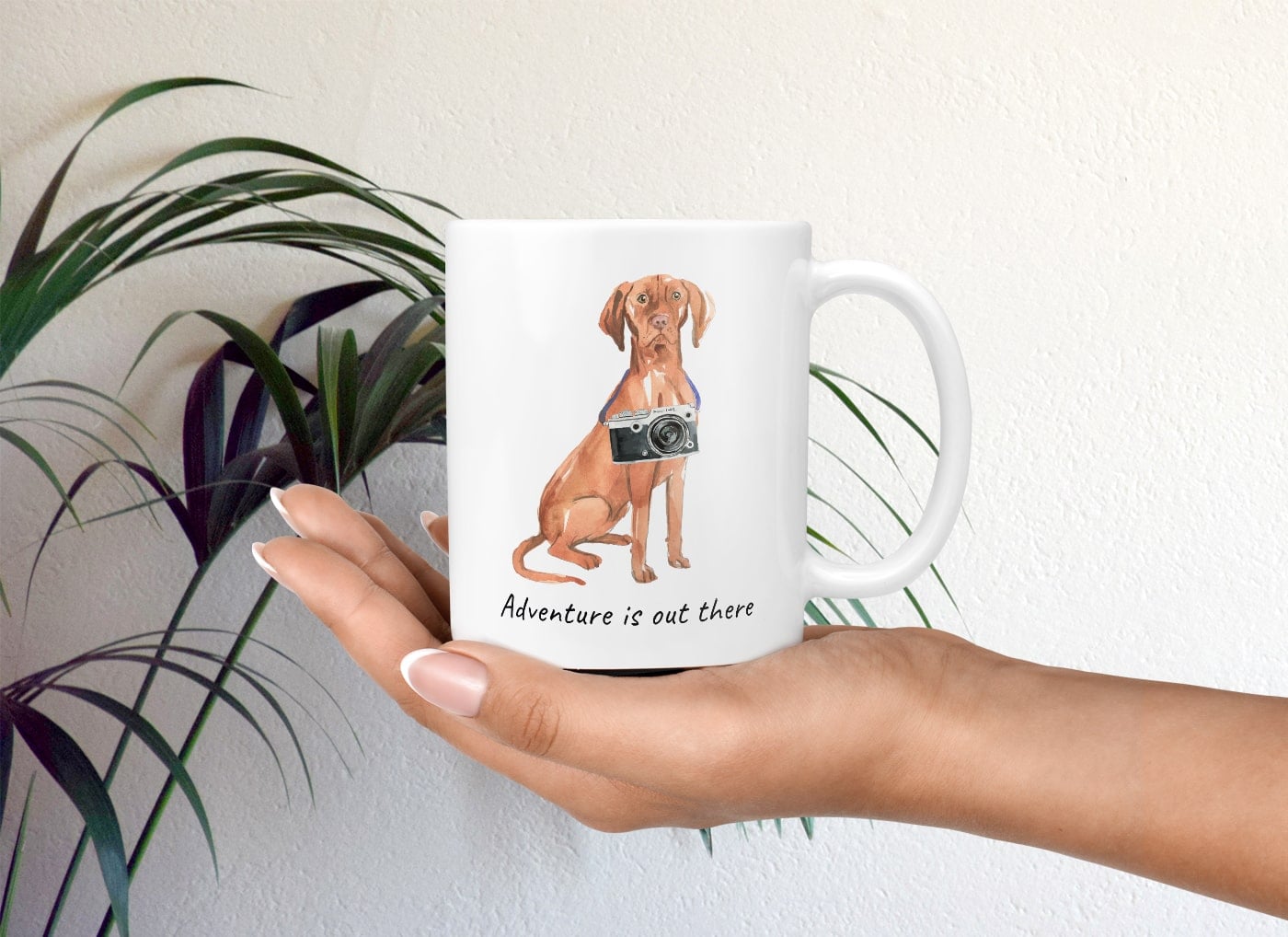 Adventure is out there Hungarian Vizsla dog mug (Illustrated collection) 11 Adventure is out there Hungarian Vizsla dog mug (Illustrated collection) - Image 9