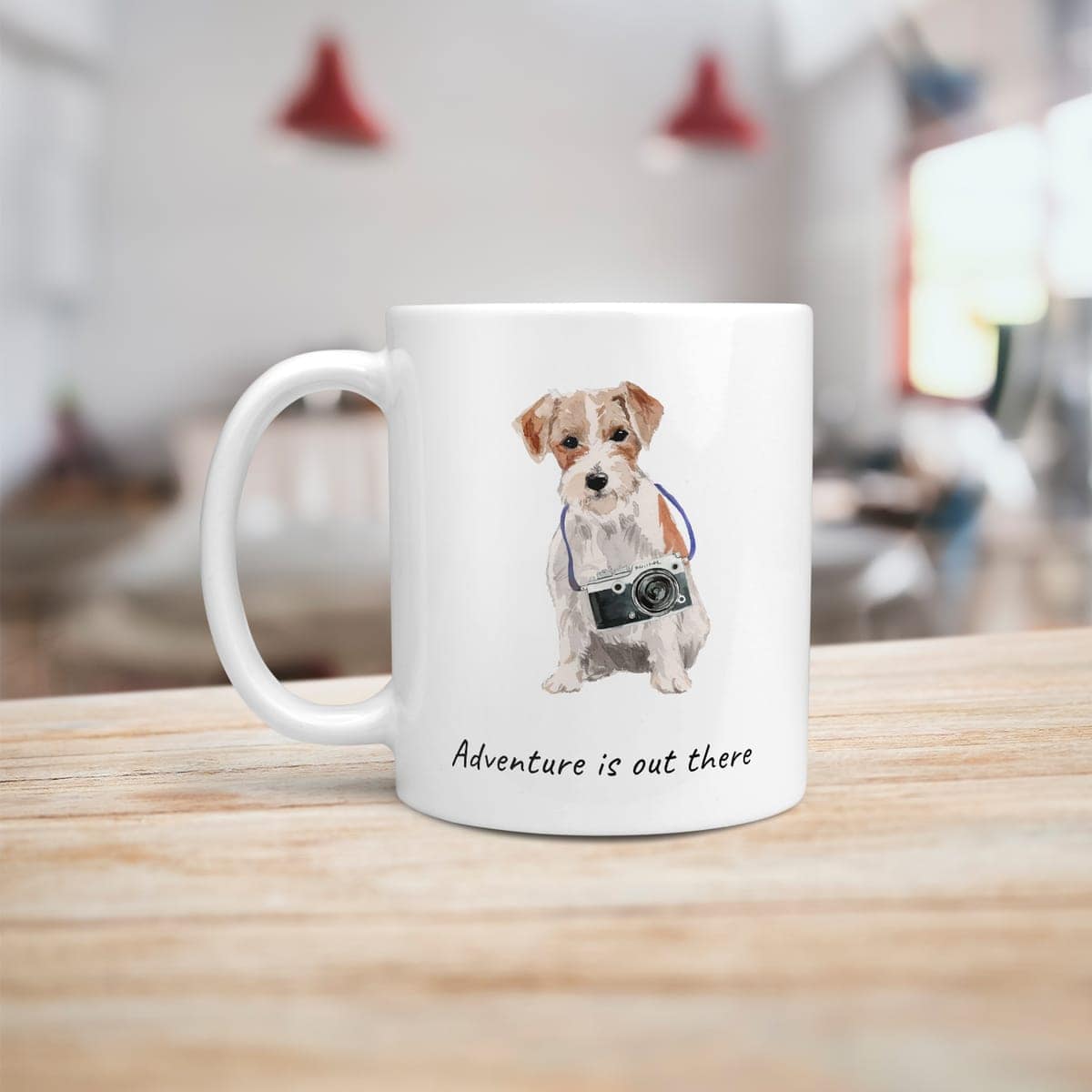 Adventure is out there Jack Russell dog mug (Illustrated collection) 6 Adventure is out there Jack Russell dog mug (Illustrated collection) - Image 4