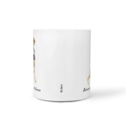 adventure is out there dog mug labrador retriever front view white