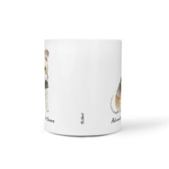 Adventure is out there Lakeland Terrier dog mug (Illustrated collection) 16 adventure is out there dog mug lakeland terrier front view white