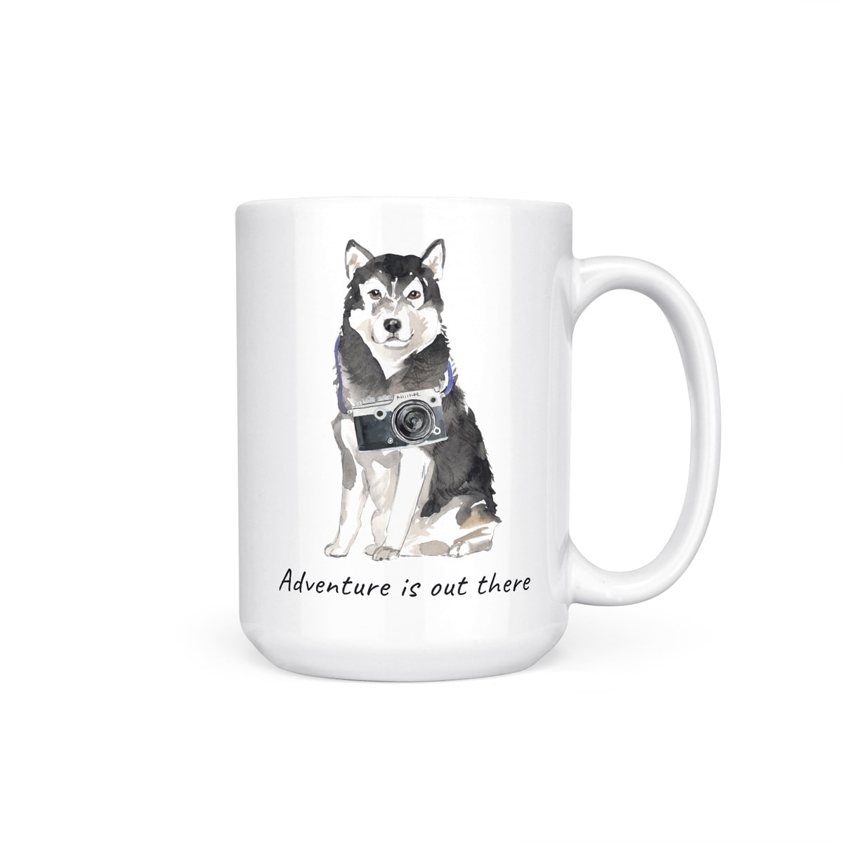 Adventure is out there Malamute dog mug (Illustrated collection) 7 Adventure is out there Malamute dog mug (Illustrated collection) - Image 5