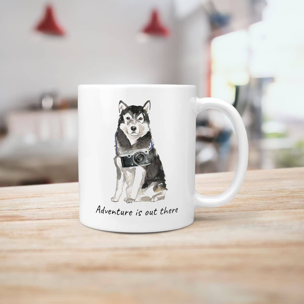 Adventure is out there Malamute dog mug (Illustrated collection) 10 Adventure is out there Malamute dog mug (Illustrated collection) - Image 8