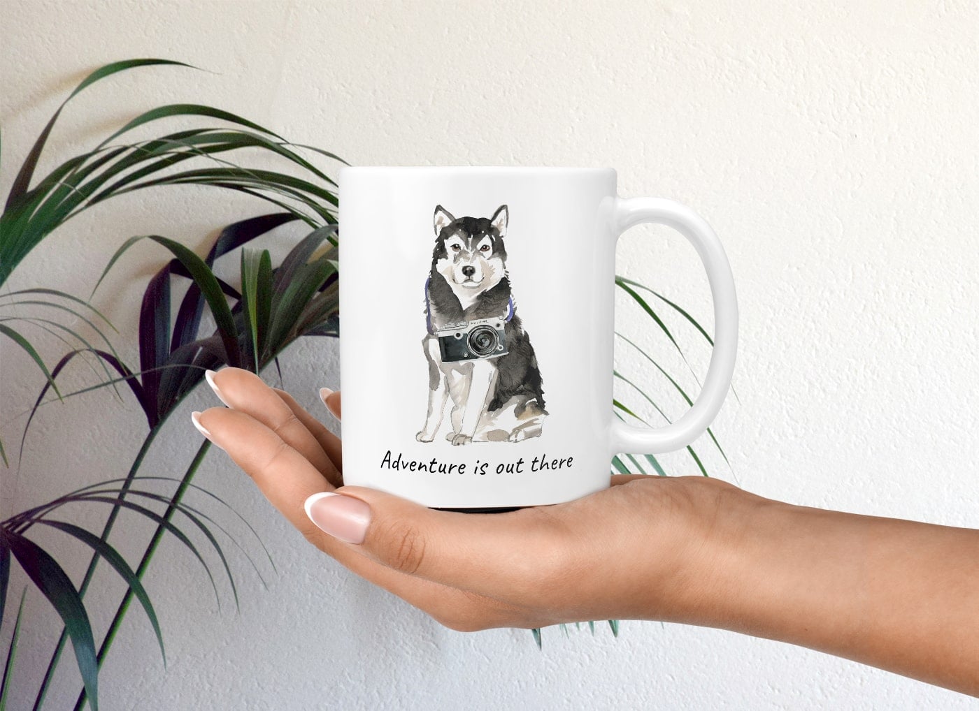 Adventure is out there Malamute dog mug (Illustrated collection) 11 Adventure is out there Malamute dog mug (Illustrated collection) - Image 9