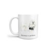 Adventure is out there Maltese dog mug (Illustrated collection) 2 adventure is out there dog mug maltese handle left white