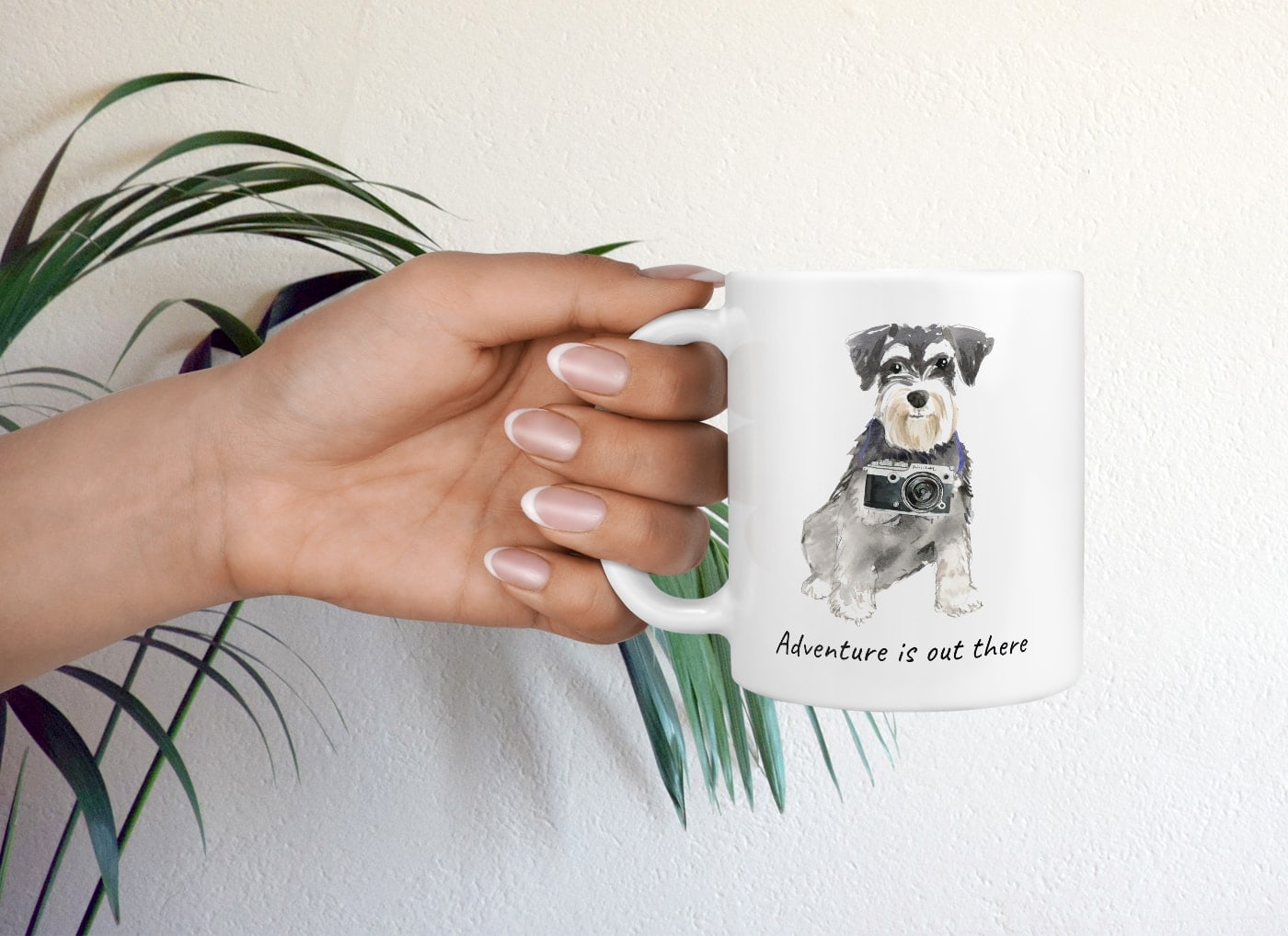 Adventure is out there Miniature Schnauzer dog mug (Illustrated collection) 9 Adventure is out there Miniature Schnauzer dog mug (Illustrated collection) - Image 7