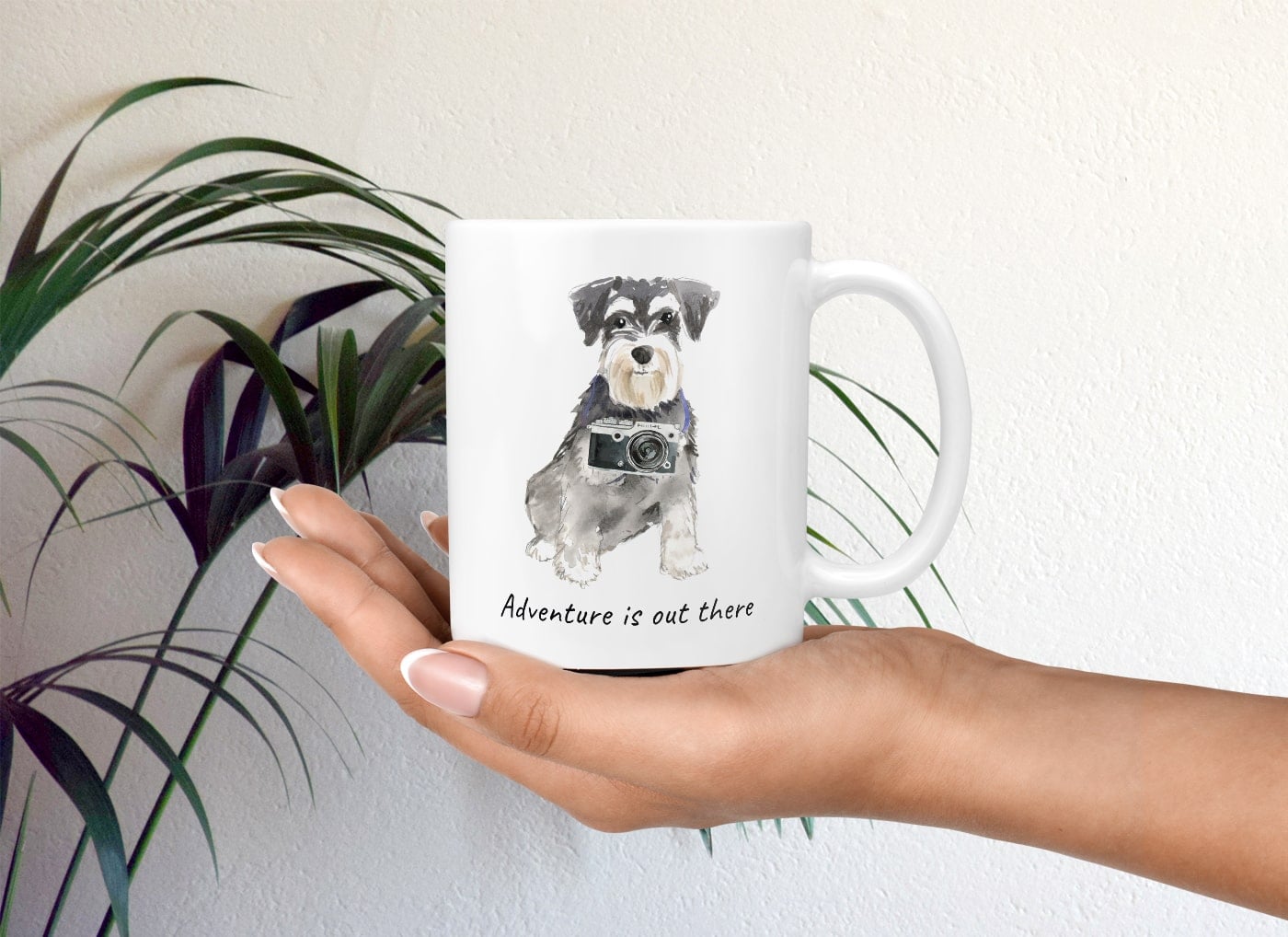 Adventure is out there Miniature Schnauzer dog mug (Illustrated collection) 11 Adventure is out there Miniature Schnauzer dog mug (Illustrated collection) - Image 9