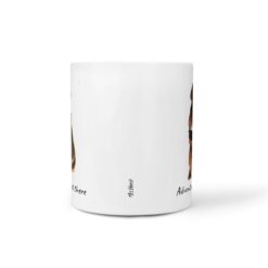 Adventure is out there Newfoundland dog mug (Illustrated collection) 16 adventure is out there dog mug newfoundland front view white