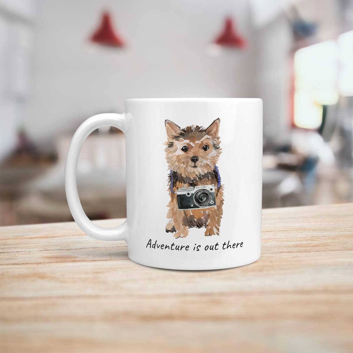 Adventure is out there Norfolk Terrier dog mug (Illustrated collection) 6 Adventure is out there Norfolk Terrier dog mug (Illustrated collection) - Image 4