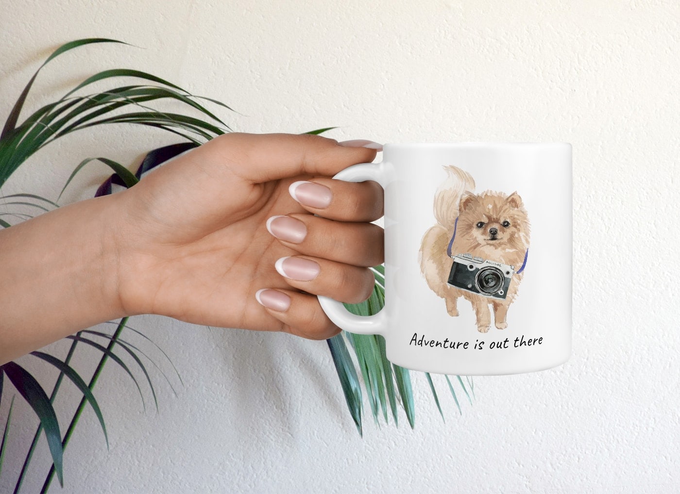 Adventure is out there Pomeranian dog mug (Illustrated collection) 9 Adventure is out there Pomeranian dog mug (Illustrated collection) - Image 7