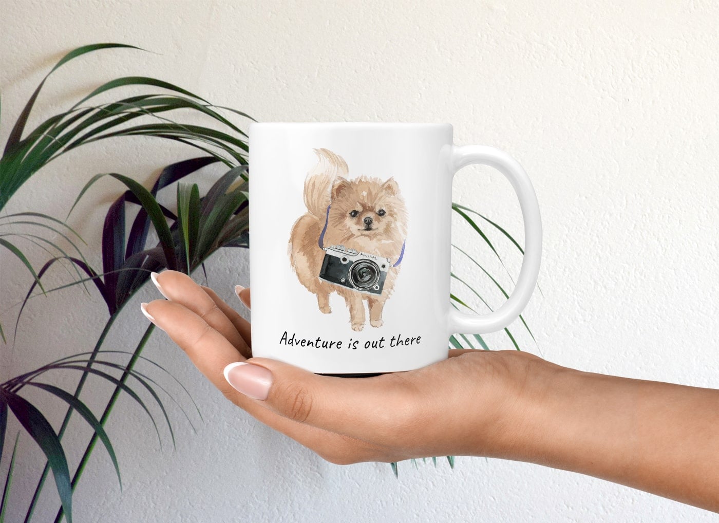 Adventure is out there Pomeranian dog mug (Illustrated collection) 11 Adventure is out there Pomeranian dog mug (Illustrated collection) - Image 9