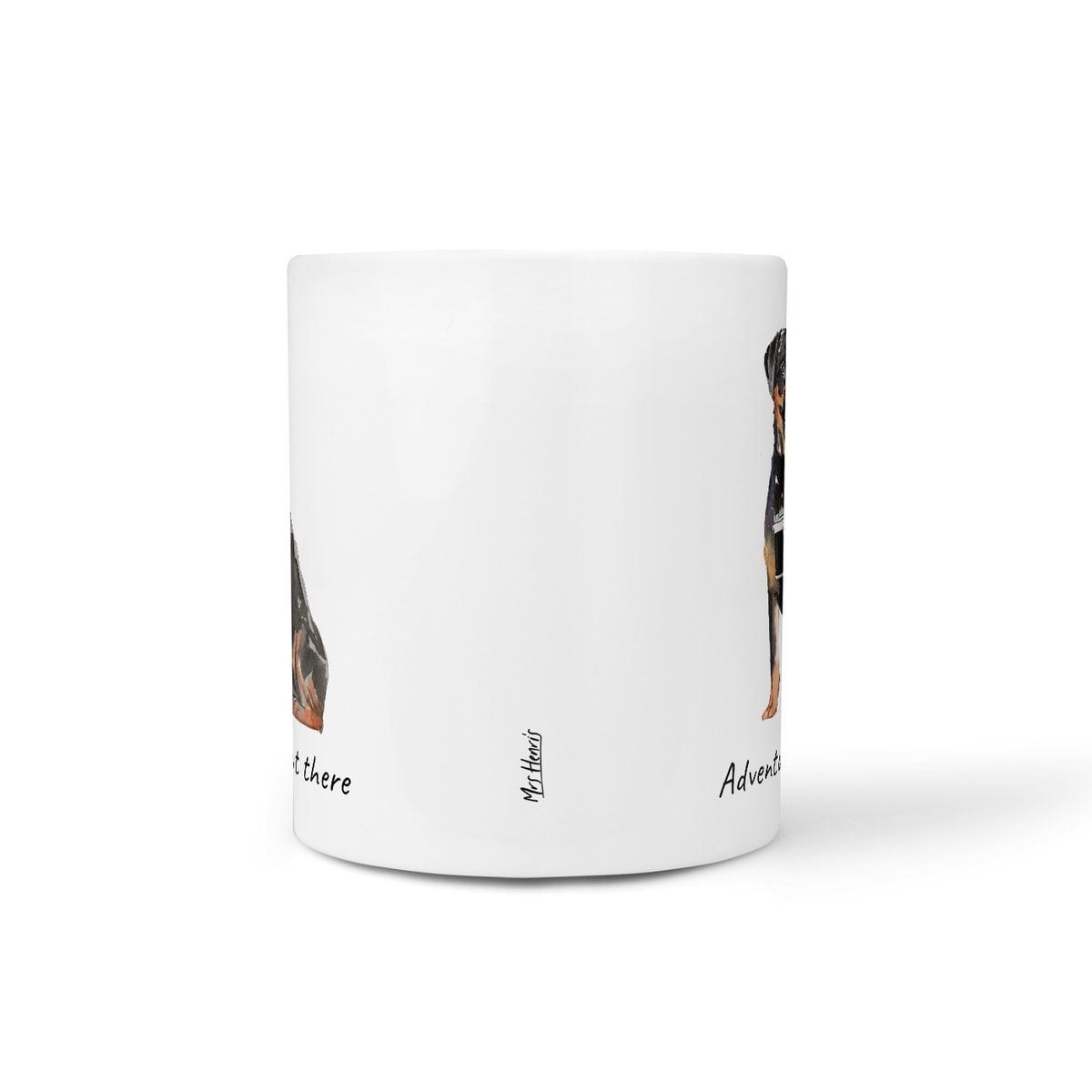 Adventure is out there Rottweiler dog mug (Illustrated collection) 8 Adventure is out there Rottweiler dog mug (Illustrated collection) - Image 6