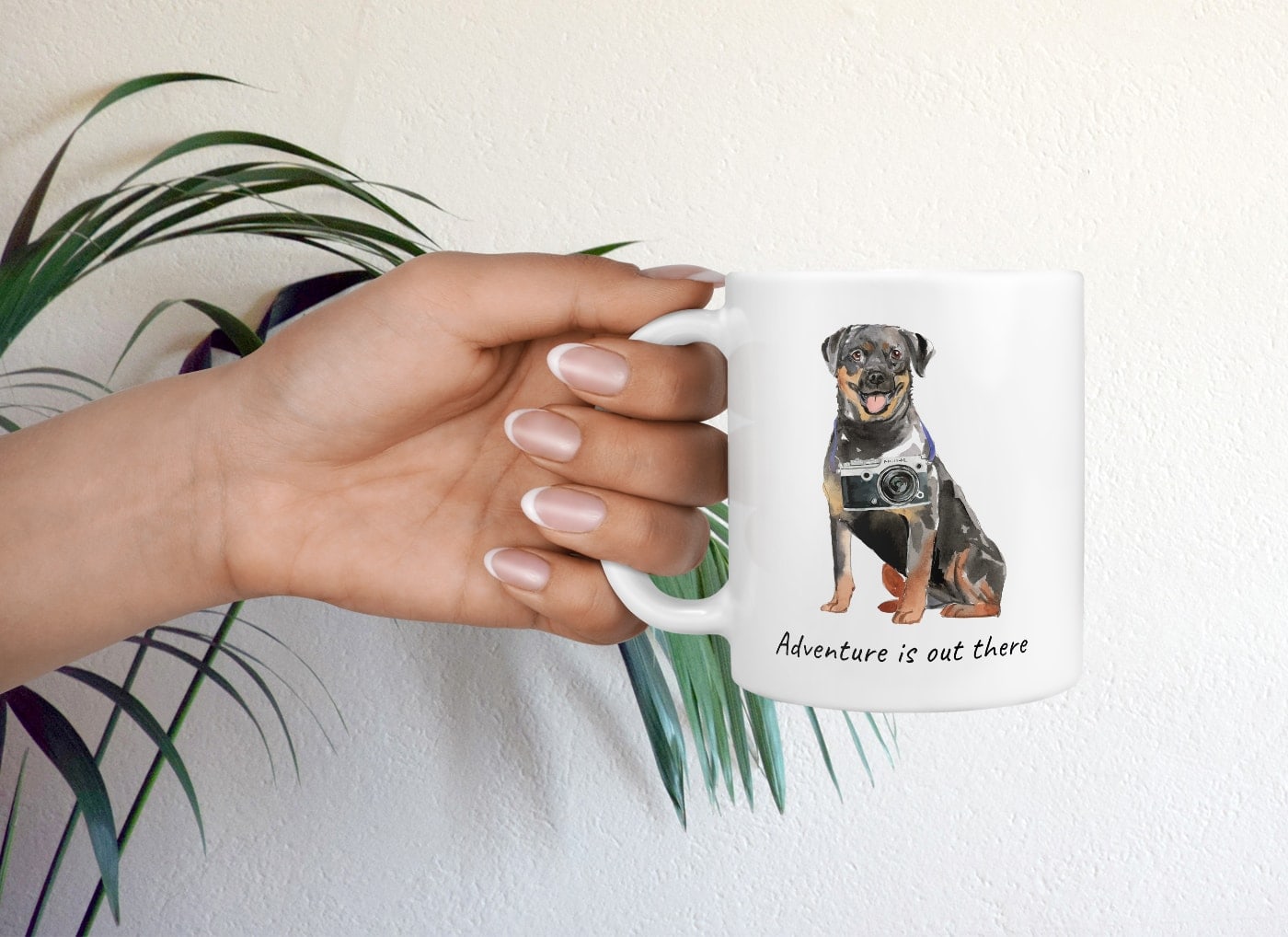 Adventure is out there Rottweiler dog mug (Illustrated collection) 9 Adventure is out there Rottweiler dog mug (Illustrated collection) - Image 7