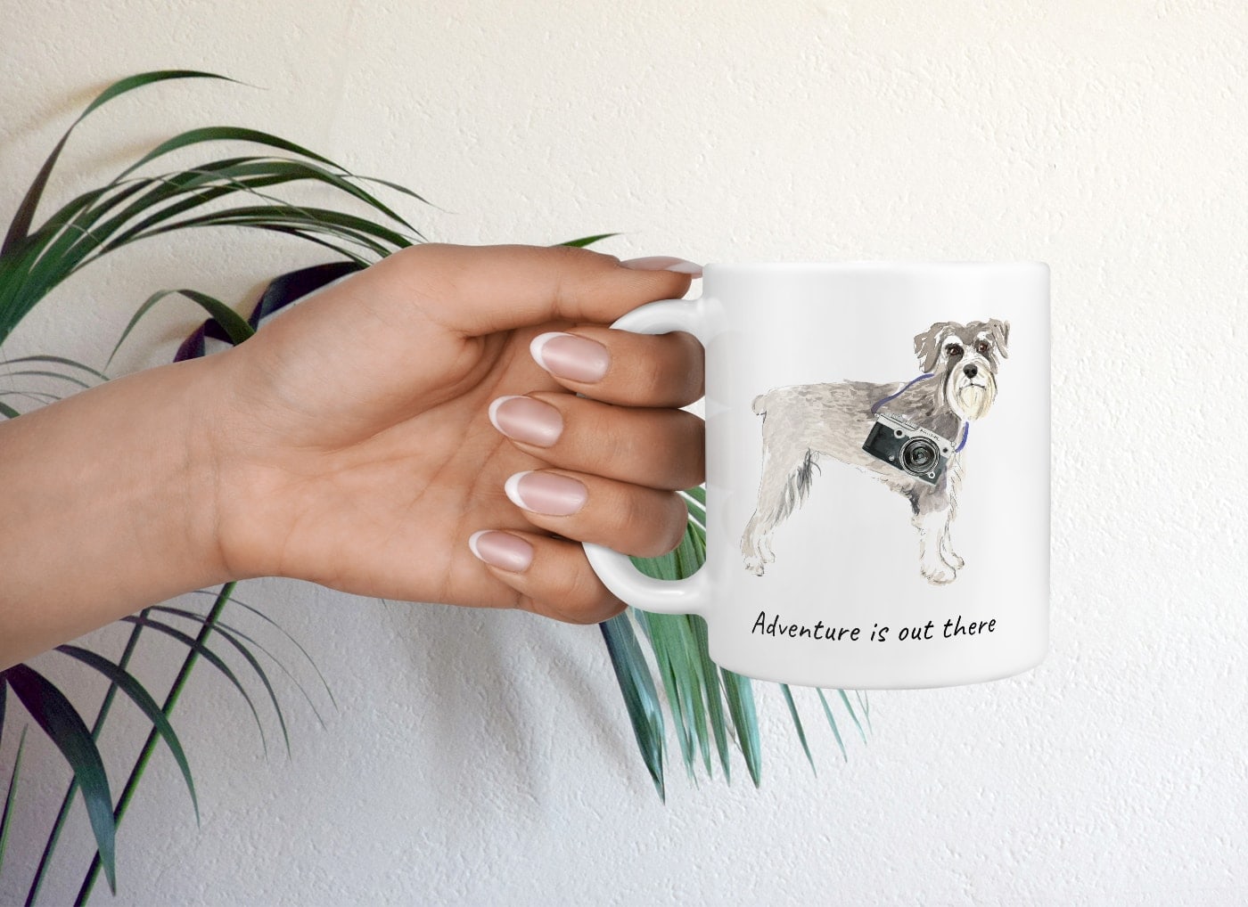 Adventure is out there Schnauzer dog mug (Illustrated collection) 9 Adventure is out there Schnauzer dog mug (Illustrated collection) - Image 7