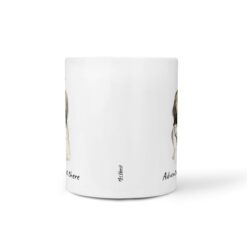 Adventure is out there Shih tzu Long hair dog mug (Illustrated collection) 16 adventure is out there dog mug shih tzu long hair front view white