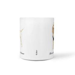 adventure is out there dog mug spinone italiano front view white