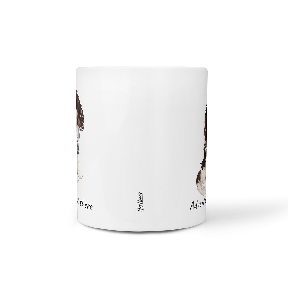 Adventure is out there Tri colour King Charles Spaniel dog mug (Illustrated collection) 8 Adventure is out there Tri colour King Charles Spaniel dog mug (Illustrated collection) - Image 6