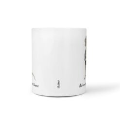 adventure is out there dog mug weimaraner front view white
