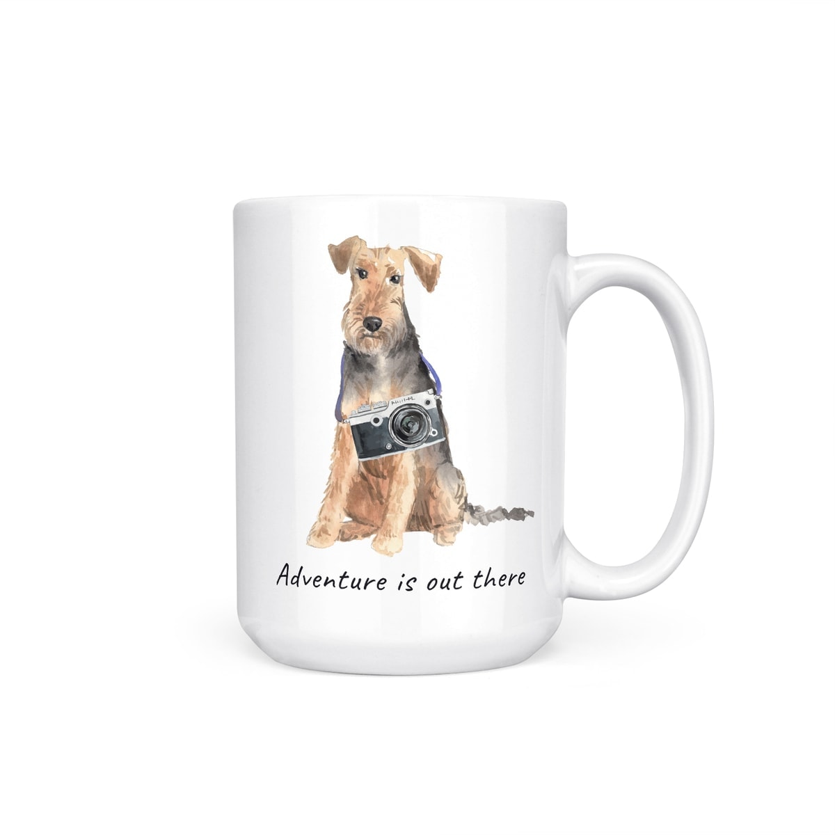Adventure is out there Welsh Terrier dog mug (Illustrated collection) 7 Adventure is out there Welsh Terrier dog mug (Illustrated collection) - Image 5