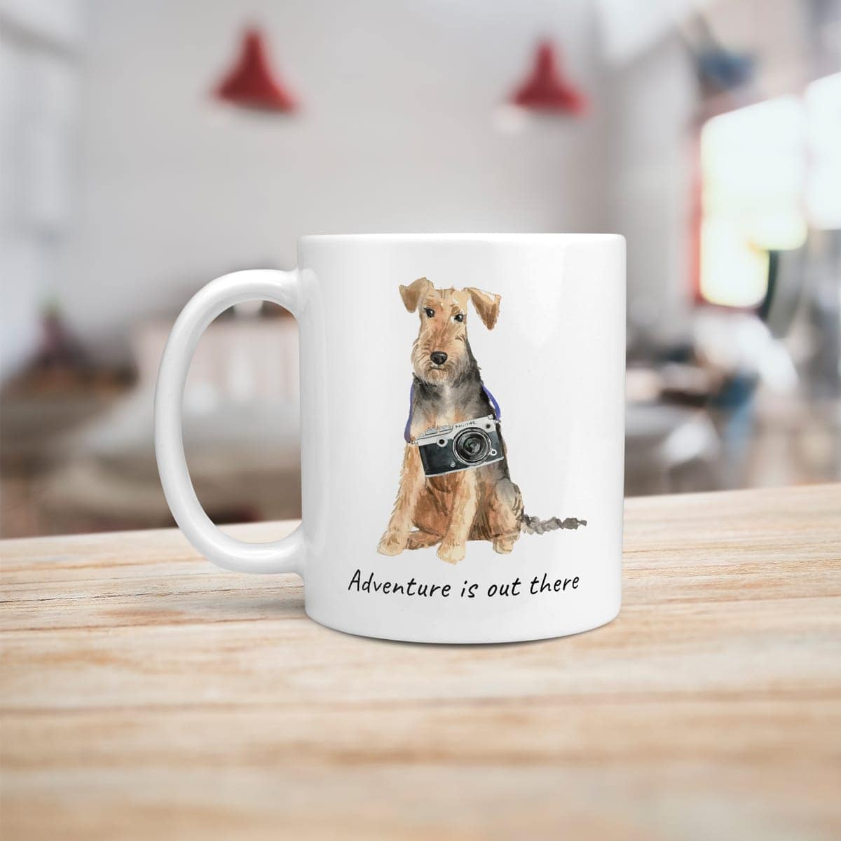Adventure is out there Welsh Terrier dog mug (Illustrated collection) 6 Adventure is out there Welsh Terrier dog mug (Illustrated collection) - Image 4