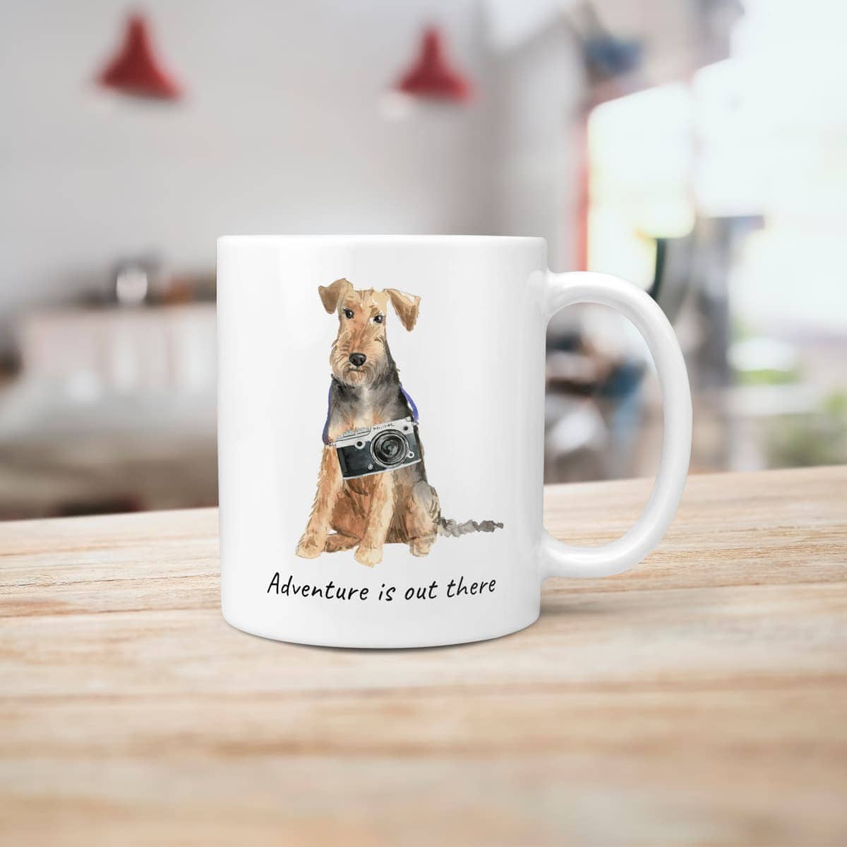 Adventure is out there Welsh Terrier dog mug (Illustrated collection) 10 Adventure is out there Welsh Terrier dog mug (Illustrated collection) - Image 8
