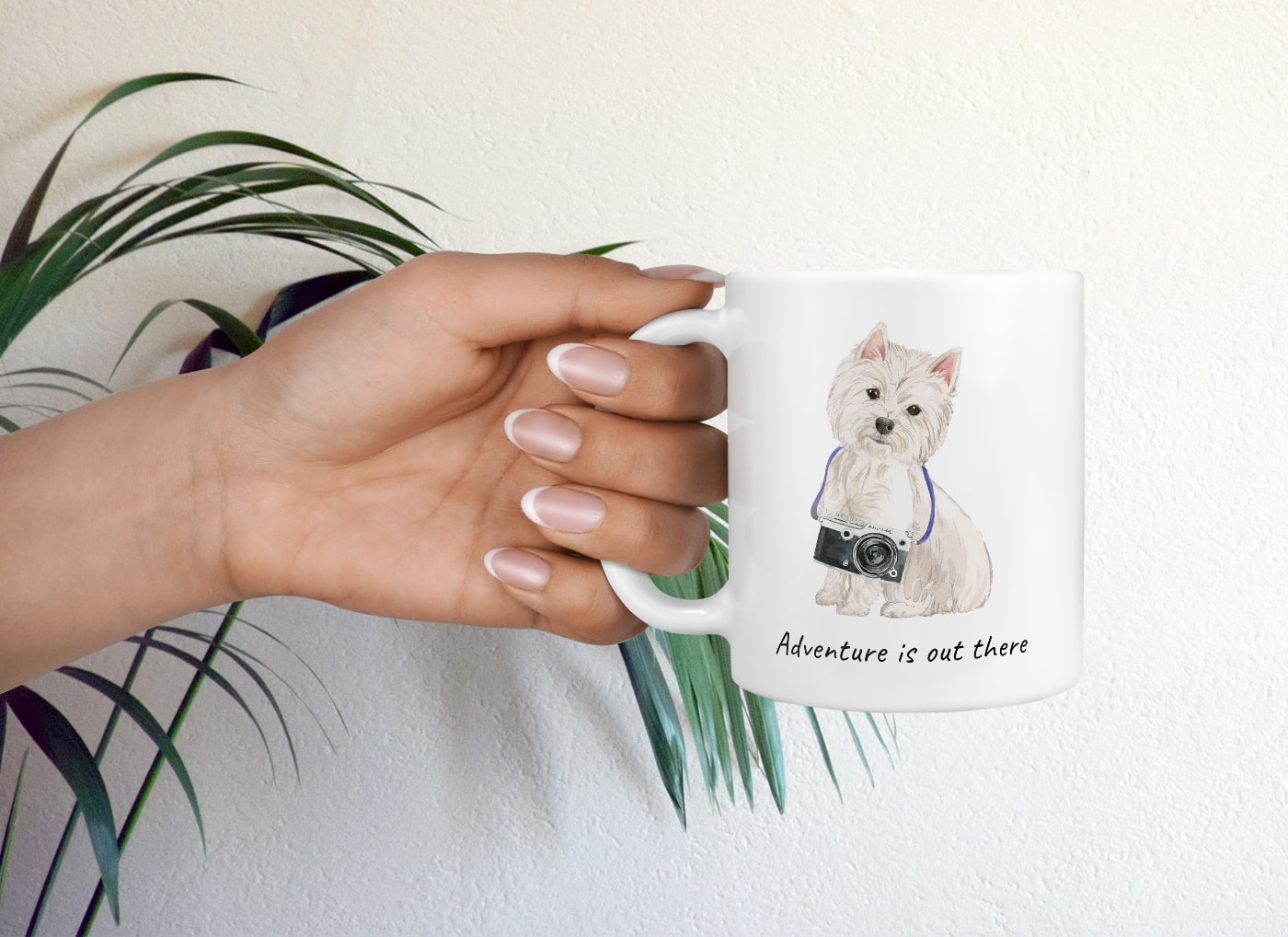 Adventure is out there Westie dog mug (Illustrated collection) 9 Adventure is out there Westie dog mug (Illustrated collection) - Image 7