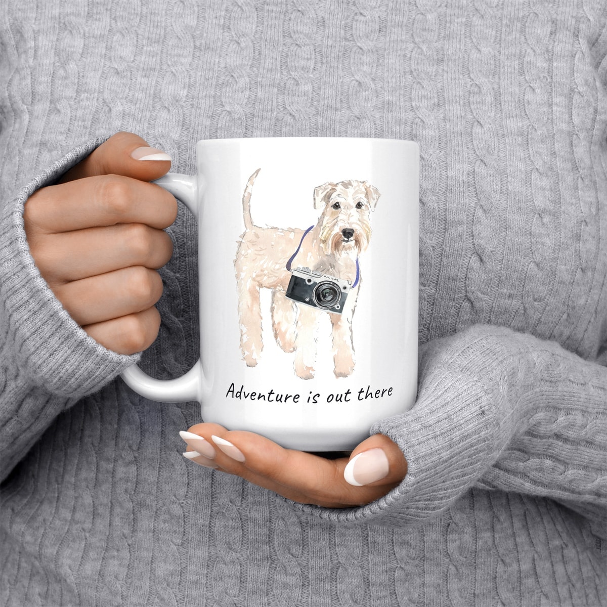 Adventure is out there Wheaten Terrier dog mug (Illustrated collection) 5 Adventure is out there Wheaten Terrier dog mug (Illustrated collection) - Image 3