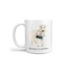 Adventure is out there Wheaten Terrier dog mug (Illustrated collection) 2 adventure is out there dog mug wheaten terrier handle left white