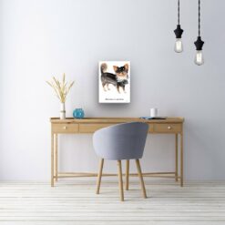 adventure is out there portrait canvas long haired chihuahua 12x16 office