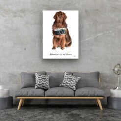 adventure is out there portrait canvas newfoundland 30x40 living room