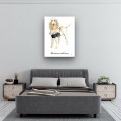 adventure is out there portrait canvas spinone italiano 30x40 bedroom