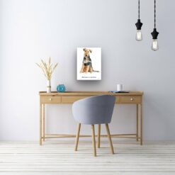 Adventure is out there Welsh Terrier dog canvas print illustration. Pre-stretched wall art ready to hang 10 Adventure is out there Welsh Terrier dog canvas print illustration. Pre-stretched wall art ready to hang - Image 3