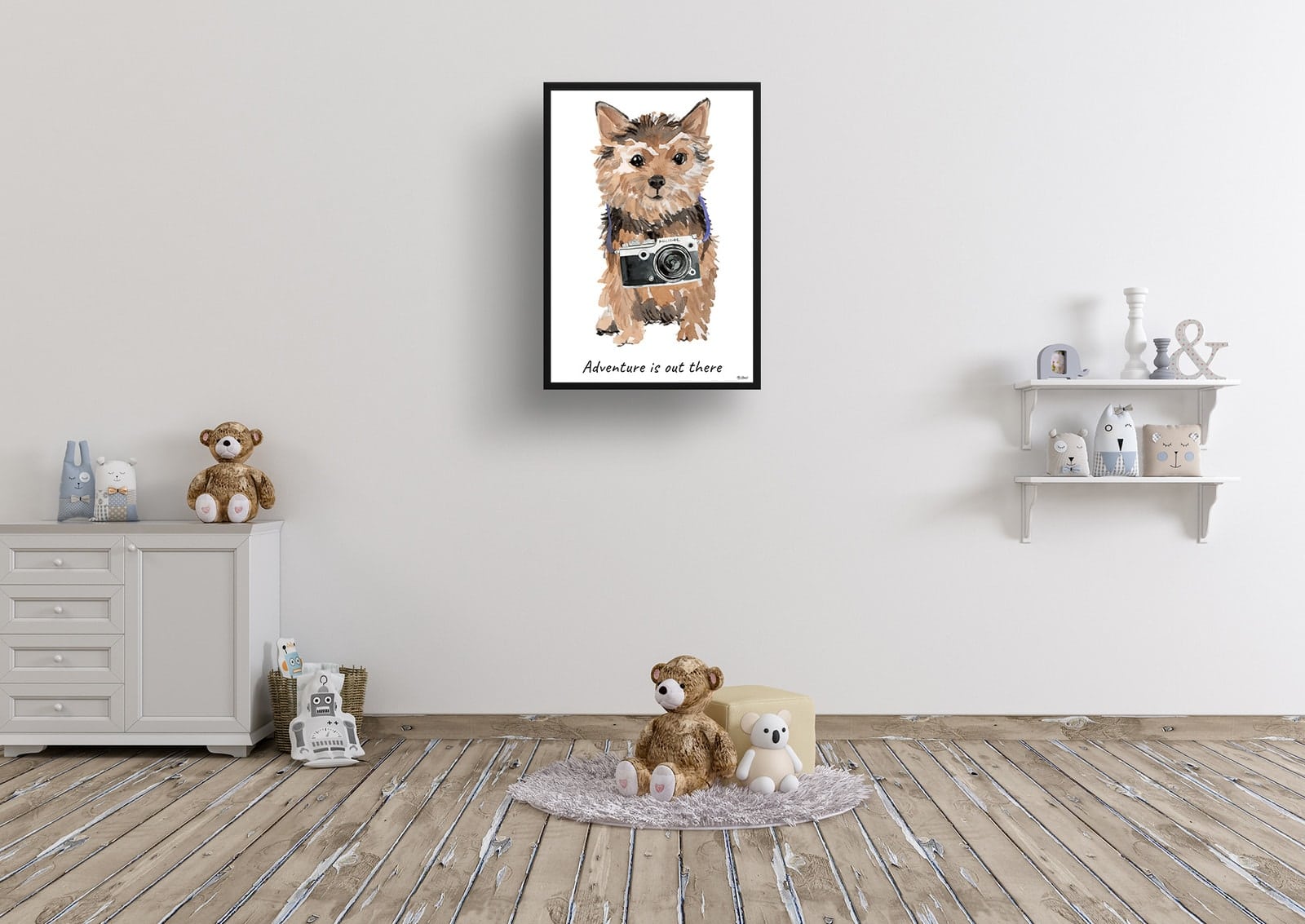 Adventure is out there Norfolk Terrier dog print illustration. Framed & un-framed wall art 8 Adventure is out there Norfolk Terrier dog print illustration. Framed & un-framed wall art - Image 6