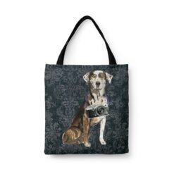 Catahoula Leopard Dog Dog Denim Style Tote Bag 30 Catahoula Leopard Dog Dog Denim Style Tote Bag - Image 3