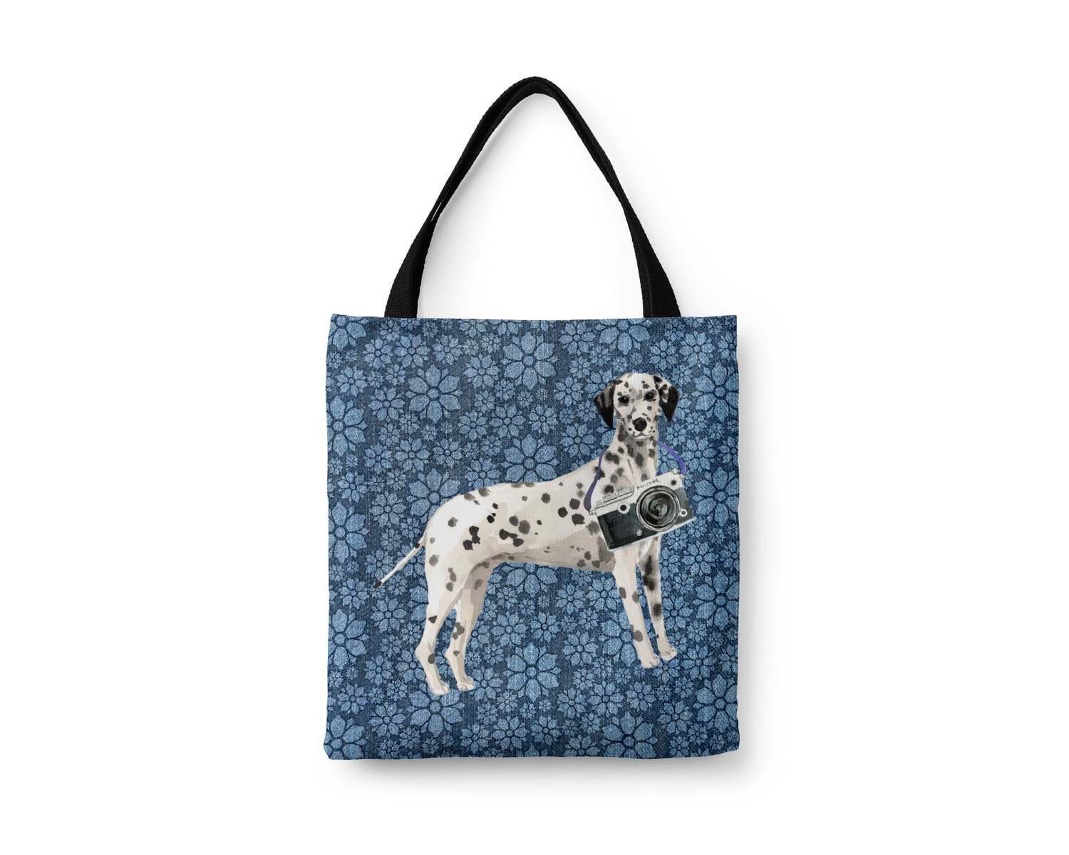 Dalmatian Dog Denim Style Tote Bag 9 Dalmatian Dog Denim Style Tote Bag - Image 7