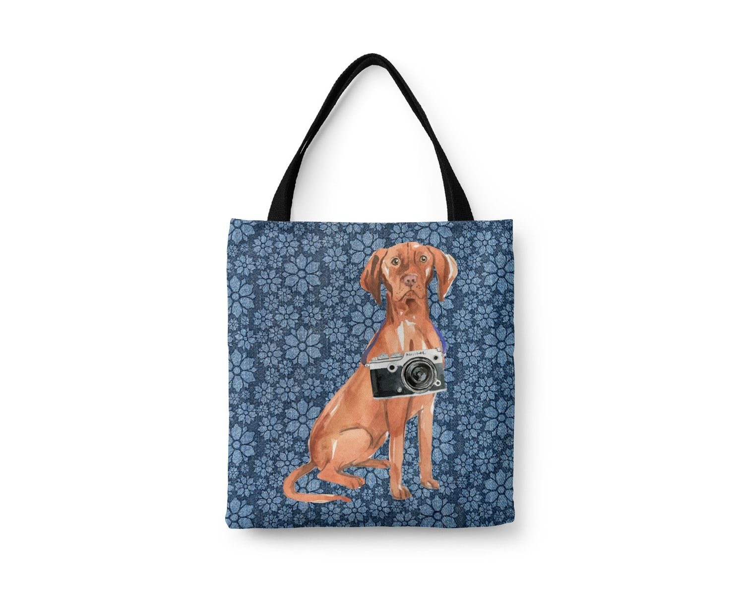 Hungarian Vizsla Dog Denim Style Tote Bag 9 Hungarian Vizsla Dog Denim Style Tote Bag - Image 7